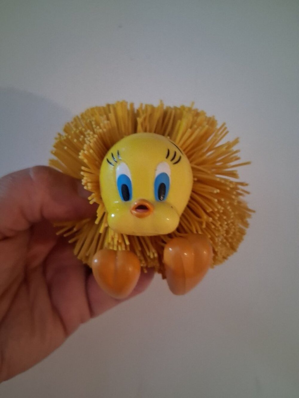 VTG Looney Tunes Tweety Bird Koosh Ball Yellow 90s